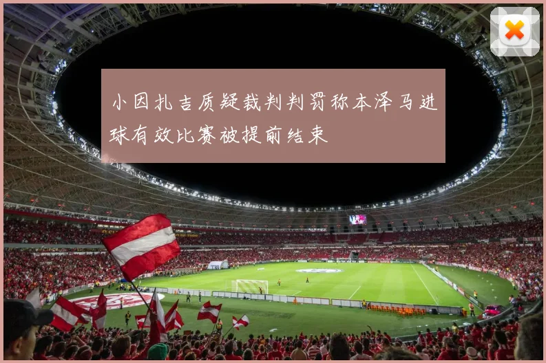 小因扎吉质疑裁判判罚称本泽马进球有效比赛被提前结束